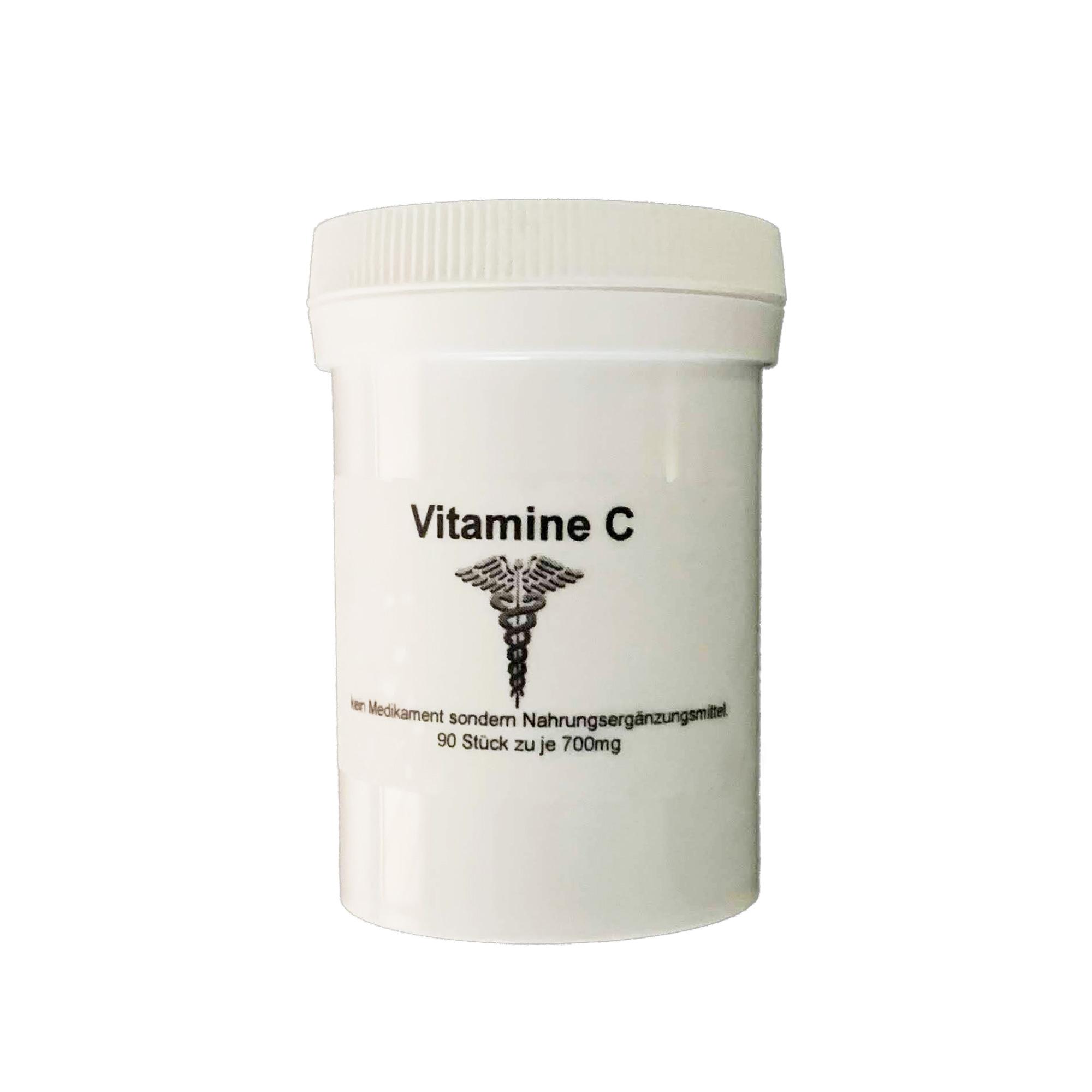 Vitamine C Ascorbinsäure – DOSE 90 KAPSEL À 700 MG