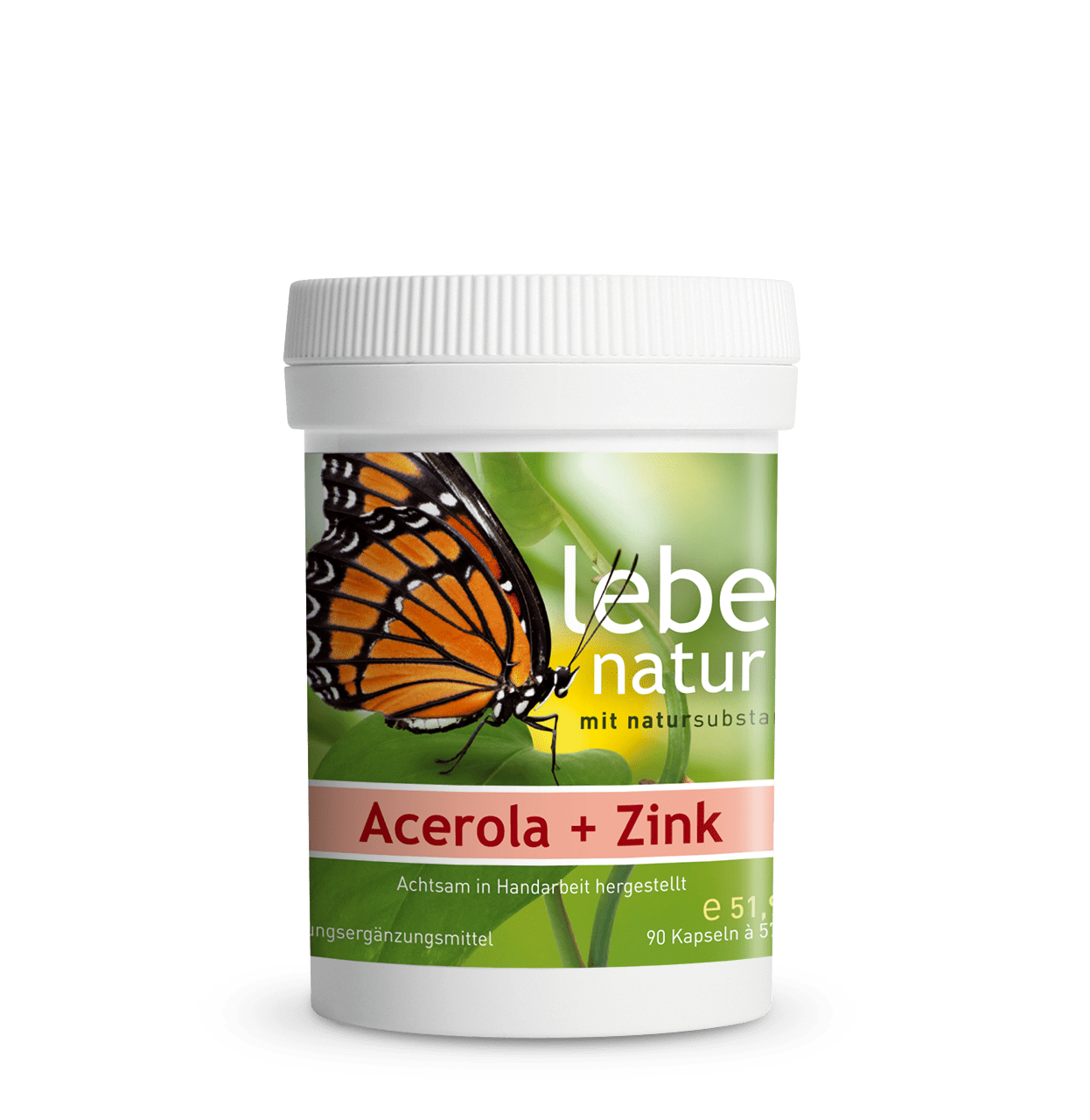 Acerola + Zink – DOSE 90 KAPSEL à 577 mg