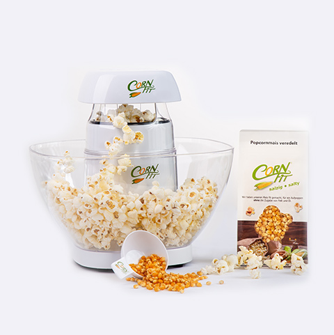 Original Cornfit® Haushalts-Popcornautomat Popcorn Mais