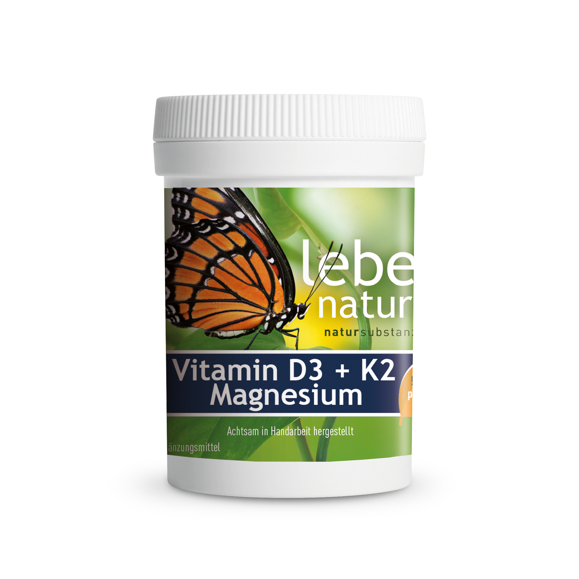 Vitamin D3 + K2 + Magnesium – DOSE 90 KAPSEL à 595 mg